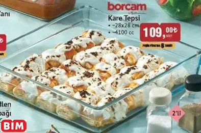 PAŞABAHÇE KARE TEPSİ